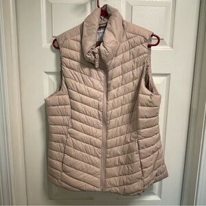 Light pink puffer vest